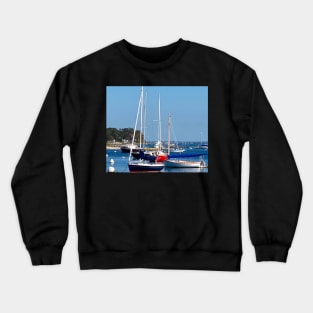 Beautiful harbor at Vineyard Haven Crewneck Sweatshirt